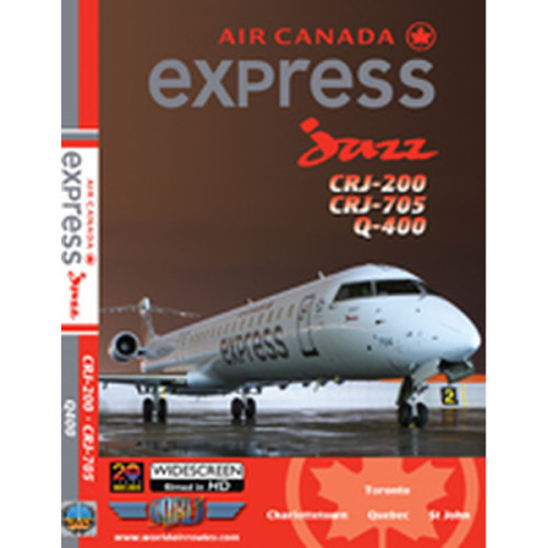 Air Canada express jazz DVD - CRJ-200, CRJ-705 &amp; Q-400