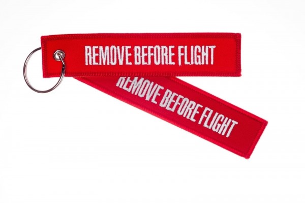 Remove Before Flight Anh&auml;nger