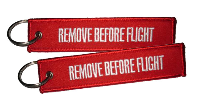 Remove Before Flight Anh&auml;nger