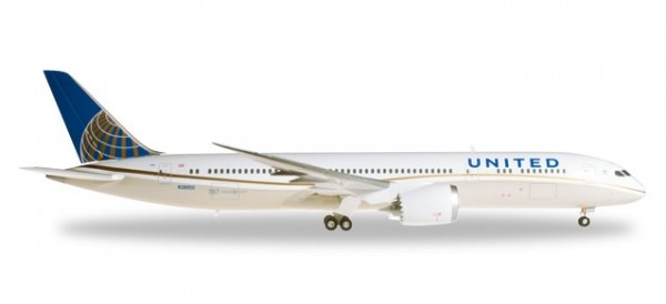 Herpa 557078 United Airlines Boeing 787-9 Dreamliner