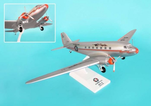 Skymarks American Airlines DC-3 W/Gear Flagship Tulsa 1/80