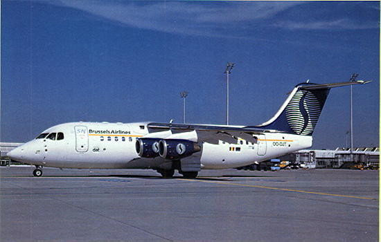 AK SN Brussels Airlines BAe RJ85 #551