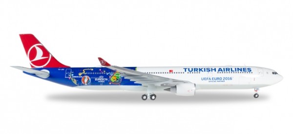 Herpa 558105 Turkish Airlines Airbus A330-300 &quot;EM 2016&quot;