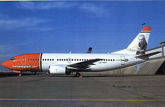 AK Norwegian Air Boeing 737-300 #545