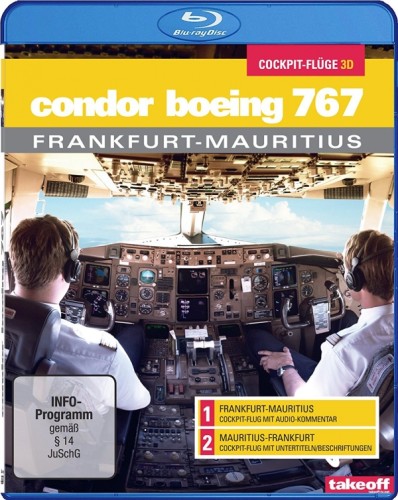 Take-off TV *** Condor Boeing 767 *** Frankfurt-Mauritius *** BluRay
