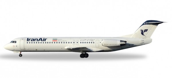 Herpa 530224 Iran Air Fokker 100