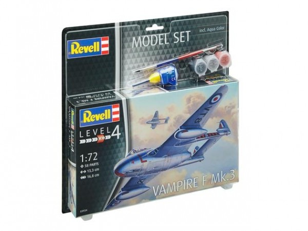 Revell 63934 Model Set Vampire F Mk.3 1:72