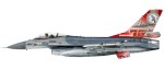 military Wings 580403 Royal Netherlands Air Force Lockheed Martin F-16A - 322 Squadron , Leeuwarden AB - 75th Anniversary &ndash; J-879