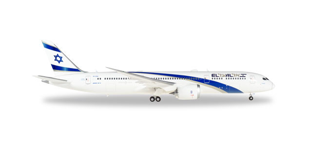 Herpa 559249 EL AL Boeing 787-9 Dreamliner
