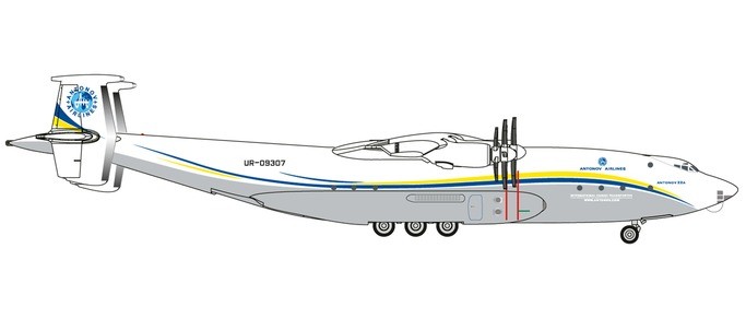 Herpa 532648 Antonov Airlines Antonov AN-22 Antei