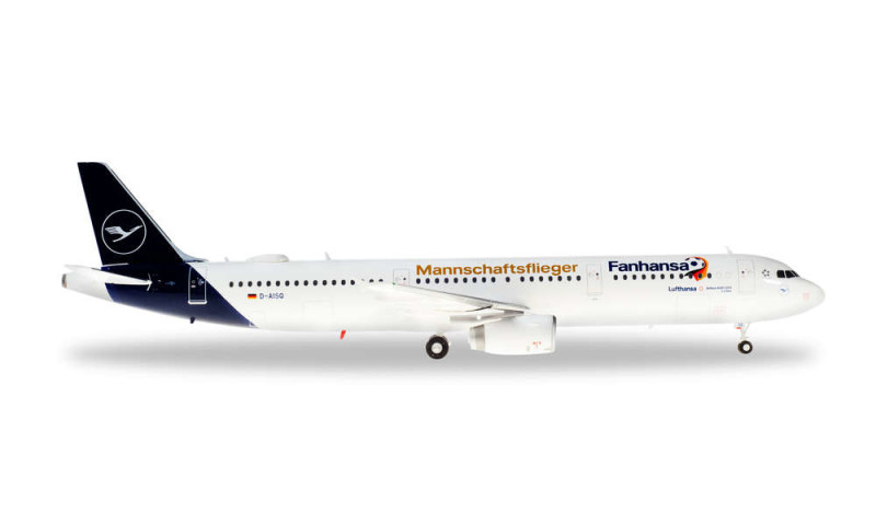 Herpa 559416 Lufthansa Airbus A321 &quot;Fanhansa...