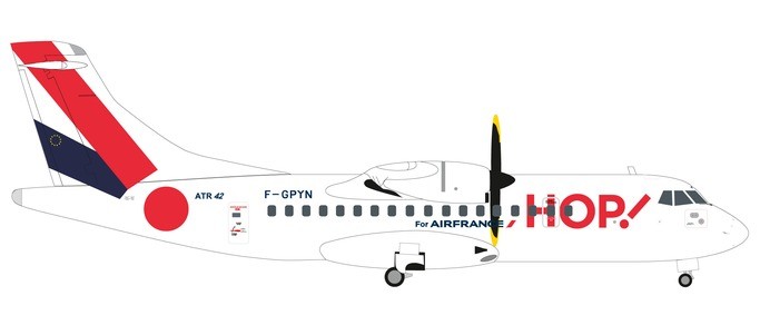 Herpa 559409 Hop! For Air France ATR-42-500