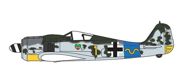 Oxford Model 81AC090S Focke Wulf 190A - 15/JG 54, Hauptmann Rudolf Klemm