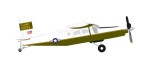military Wings 580472 U.S. Army Pilatus UV-20A (PC-6) &quot;Chiricahua&quot; - Aviation Detachment, Berlin Brigade, Tempelhof (1981)