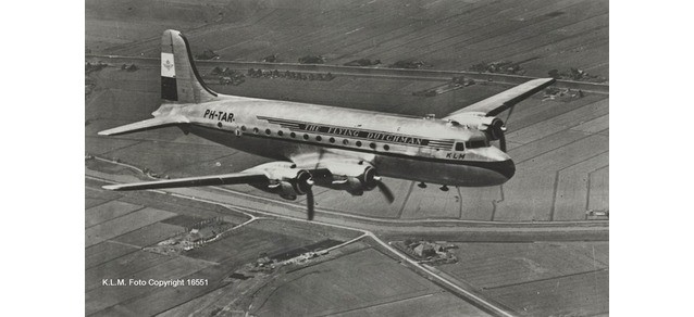 Herpa 559799 KLM Douglas DC-4 Skymaster &quot;Rotterdam&quot;