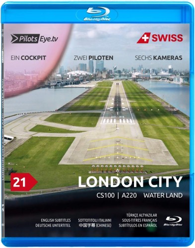 LONDON CITY LCY| CS100 | A220 |:| Blu-ray Disc&reg; |:| SWISS | Water Land