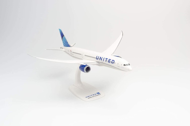 Herpa/Snap-Fit 612548 United Airlines Boeing 787-9 Dreamliner - new...