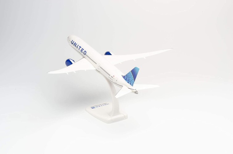 Herpa/Snap-Fit 612548 United Airlines Boeing 787-9 Dreamliner - new...