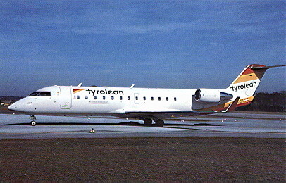 AK Tyrolean Airways - Canadair RJ-200 #464