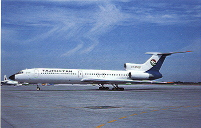 AK Tajikistan - Tupolev Tu-154 #460