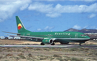 AK Sterling European - Boeing 737-800 #456