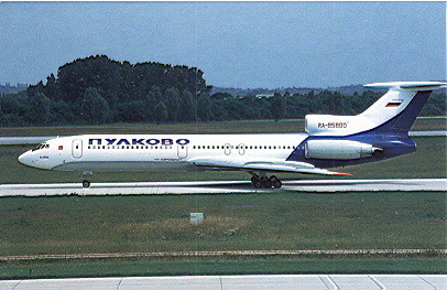 AK Pulkovo - Tupolev Tu-154 #447
