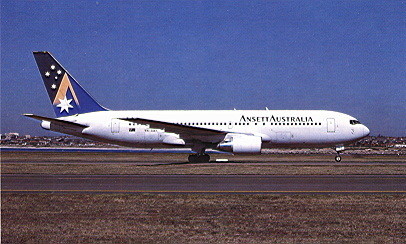 AK Ansett Australia - Boeing B-767-200 #395