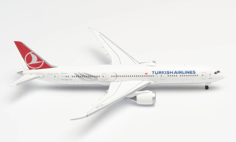 Herpa 534055 Turkish Airlines Boeing 787-9 Dreamliner...