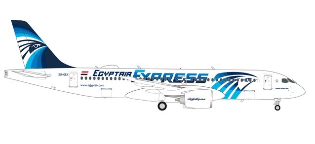 Herpa 570787 Egyptair Express Airbus A220-300