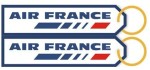 Single Air France Key Tag
