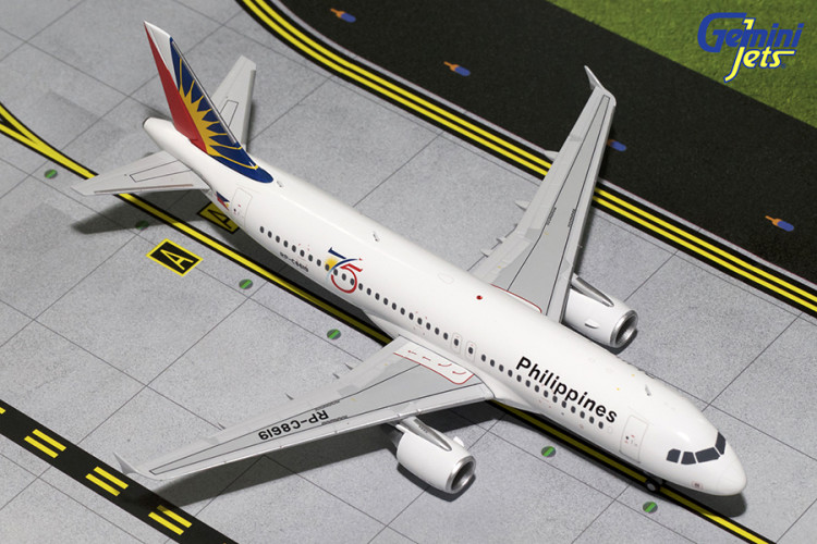 GeminiJets G2PAL616 Airbus A320-200 Philippine Airlines &quot;75th Anniversary&quot; Scale 1/200