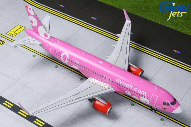 Gemini G2VVC823 Airbus A320-200 Viva Air &quot;Pink Livery&quot; Scale 1/200