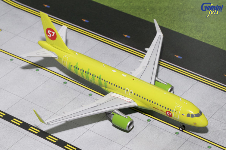 GeminiJets G2SBI651 Airbus A320-200S S7 Airlines Scale 1/200