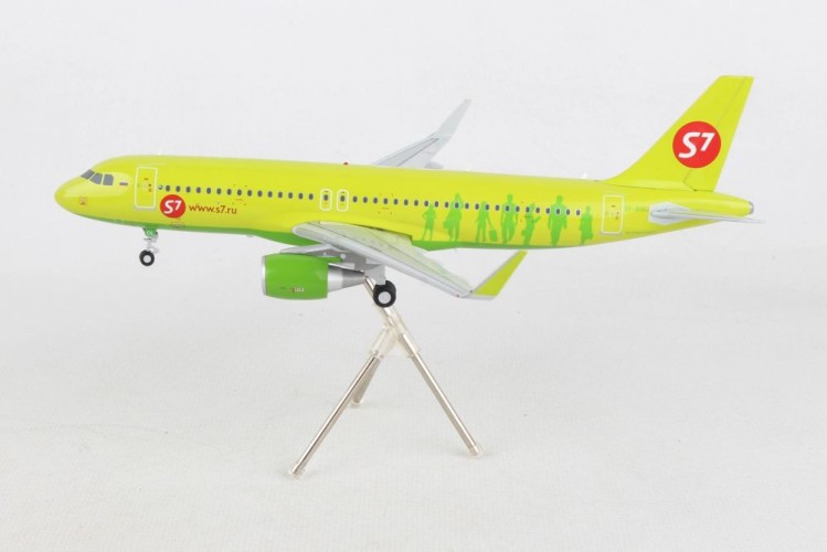 GeminiJets G2SBI651 Airbus A320-200S S7 Airlines Scale 1/200