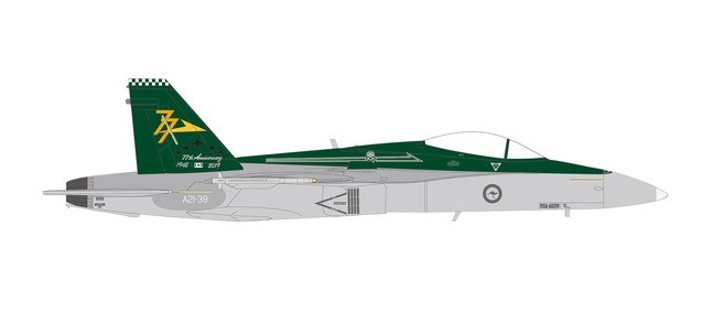 military Wings 580601 Royal Australian Air Force McDonnell Douglas F/A-18A Hornet - No. 77 Squadron &bdquo;77th Anniversary&ldquo;, Williamtown Air Base &ndash; A21-39