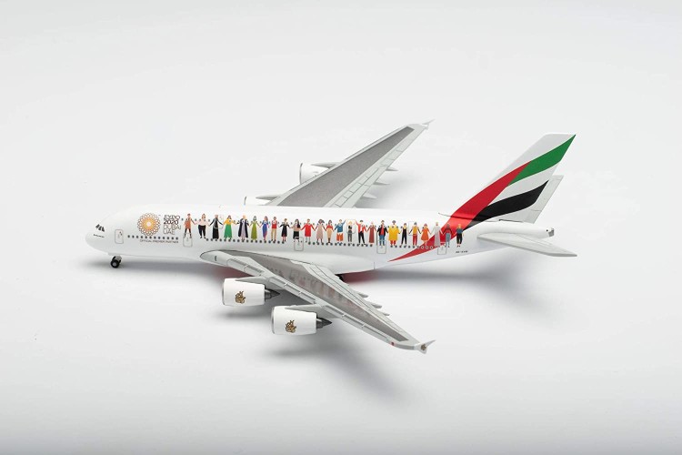 Herpa 534352 Emirates &quot;Year of Tolerance&quot; Airbus A380