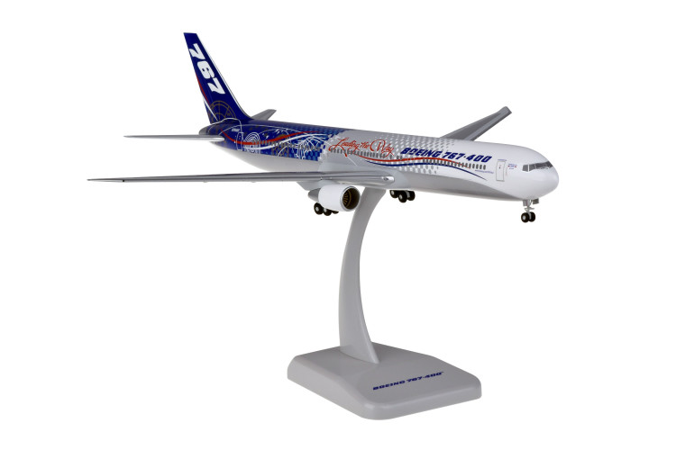 Hogan Boeing House Color Boeing 767-400 &quot;LEADING THE WAY&quot; Scale 1:200