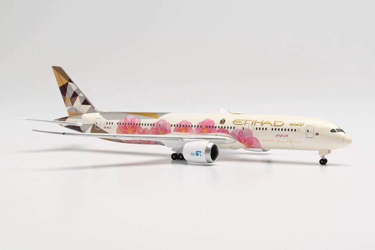 Herpa 534611 Etihad Airways Boeing 787-9 Dreamliner...