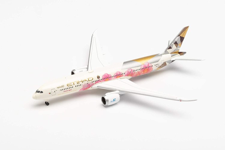 Herpa 534611 Etihad Airways Boeing 787-9 Dreamliner &ndash; A6-BLS &quot;Choose Japan&quot;