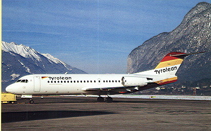 AK Tyrolean Airways - Fokker 70 #307