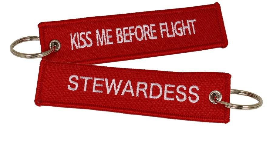 Schl&uuml;sselanh&auml;nger Stewardess Kiss Me before flight