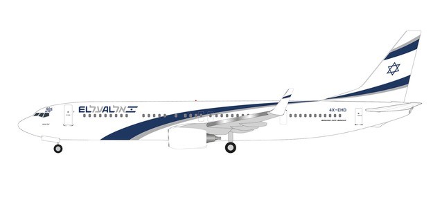 Herpa 534901 El Al Boeing 737-900 &quot;1st Flight to...