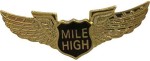 Mile High Club Label Pin