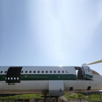 Aviationtag - Alitalia Airbus A321 &ndash; I-BIXN - Schl&uuml;sselanh&auml;nger aus original Flugzeughaut -