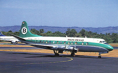 AK Bouraq - Vickers Viscount #245