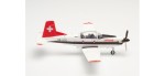 military Wings 580656 Swissair Pilatus PC-7 Turbo Trainer (Schweizerische Luftverkehrsschule) &ndash; HB-HOQ
