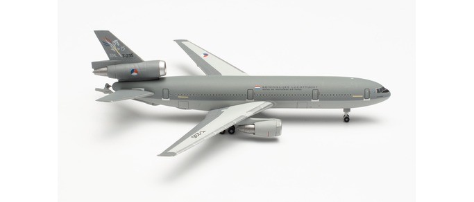 Herpa 535403 Royal Netherlands Air Force McDonnell Douglas KDC-10 Extender - 334 Squadron, Eindhoven Air Base &ldquo;75 Years&rdquo; &ndash; T-235