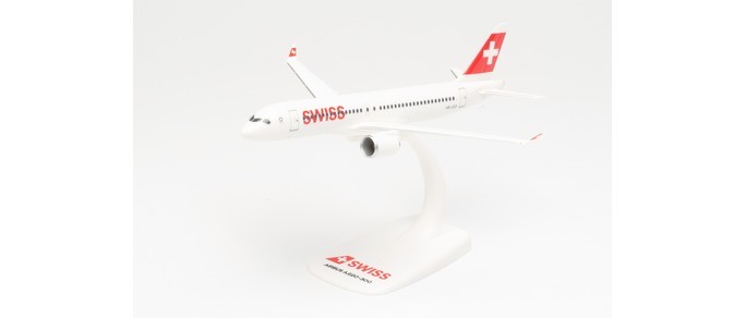 Herpa/Snap-Fit 613323 Swiss International Air Lines Airbus A220-300 &ndash; HB-JCQ