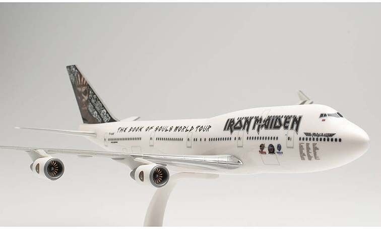 Herpa/Snap-Fit 613293 Iron Maiden (Air Atlanta Icelandic) Boeing 747-400 &ldquo;Ed Force One&rdquo; - The Book of Souls World Tour 2016 &ndash; TF-AAK