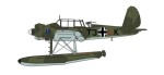 Oxford Model 81AC108S Arado 196 Bordflieger Staffel Bismarck, 1941 (ohne Hakenkreuz)